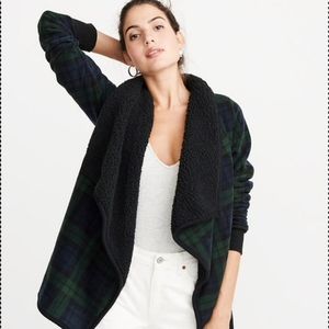 Abercrombie and Fitch Sherpa cardigan